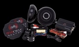 Мотоциклетная музыкальная система с тонкими (5,1 см) черными колонками «UNiQ Cycle Sounds® Dark Low-Profile Edition™»